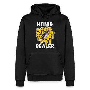Imker Honig dealer - Männer Premium Bio Hoodie - Schwarz - Vorne - Nico (187cm)