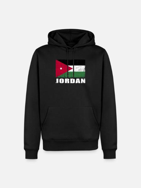 Ads Flag Grunge Ads Flag - Men’s Premium Organic Hoodie - black