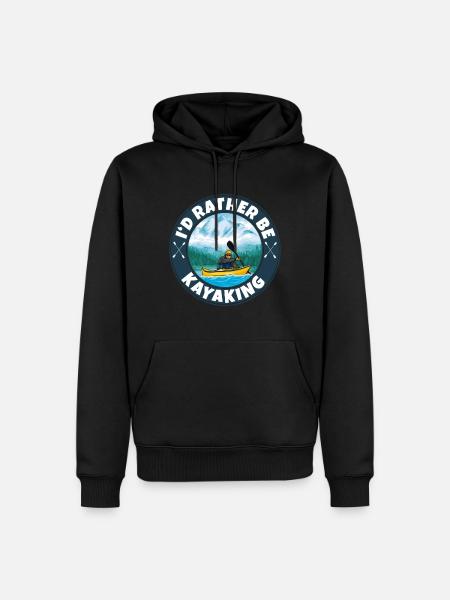 Kayak - Sweat à capuche Premium bio Homme - noir