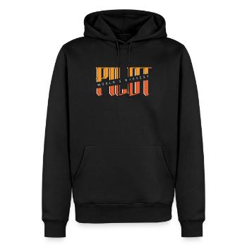 Pilote Capitaine Pilote Planeur - Sweat à capuche Premium bio Homme - noir - Devant - Nico (187cm)