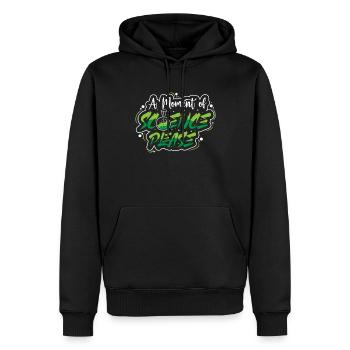 Chimie Science Physique Recherche Nerd Humour - Sweat à capuche Premium bio Homme - noir - Devant - Nico (187cm)