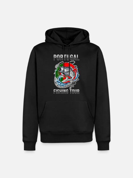 Fishing Tour Portugal - Men’s Premium Organic Hoodie - black