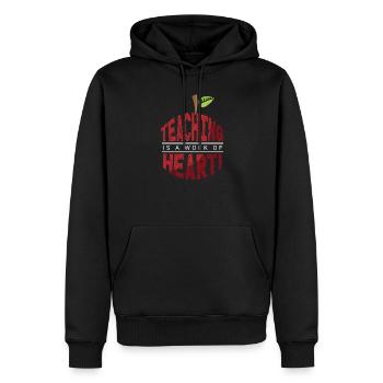 Les enseignants présentent le cours de formation des enseignants école d’enseignants - Sweat à capuche Premium bio Homme - noir - Devant - Nico (187cm)