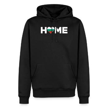 Bulgarien Heimat Bulgarien Flagge - Männer Premium Bio Hoodie - Schwarz - Vorne - Nico (187cm)