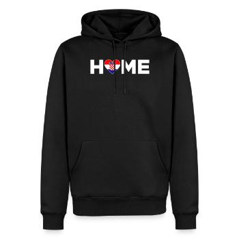 Kroatien Heimat Kroatien Flagge Kroatien Liebe - Männer Premium Bio Hoodie - Schwarz - Vorne - Nico (187cm)