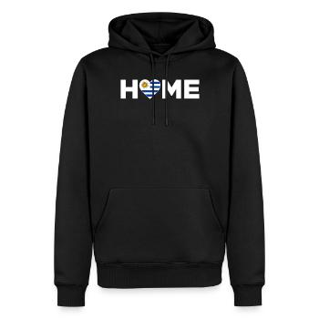 Uruguay Heimat Uruguay Flagge Uruguay Liebe - Männer Premium Bio Hoodie - Schwarz - Vorne - Nico (187cm)