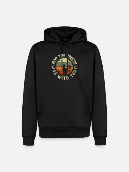 Golf Golfer Präsent Golf Spieler Golfclub Golfball - Männer Premium Bio Hoodie - Schwarz
