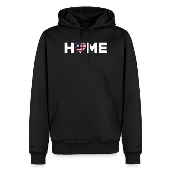 Malaysia Heimat Malaysia Flagge - Männer Premium Bio Hoodie - Schwarz - Vorne - Nico (187cm)