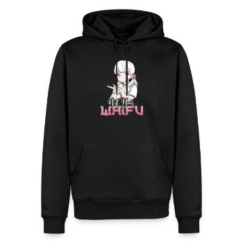 Anime Fan Präsent Japanischer Zeichentrick Cosplay - Männer Premium Bio Hoodie - Schwarz - Vorne - Nico (187cm)