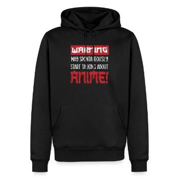 Anime Fan Präsent Japanischer Zeichentrick Cosplay - Männer Premium Bio Hoodie - Schwarz - Vorne - Nico (187cm)