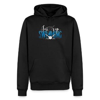 Schwimmer Präsent Wassersport Schwimmen Tauchen - Männer Premium Bio Hoodie - Schwarz - Vorne - Nico (187cm)