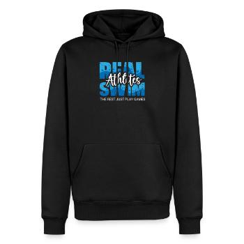 Schwimmer Präsent Wassersport Schwimmen Tauchen - Männer Premium Bio Hoodie - Schwarz - Vorne - Nico (187cm)