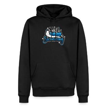 Schwimmer Präsent Wassersport Schwimmen Tauchen - Männer Premium Bio Hoodie - Schwarz - Vorne - Nico (187cm)