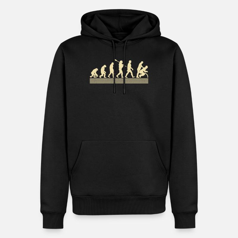 Physiotherapist Assistant Evolution - Men’s Premium Organic Hoodie - black