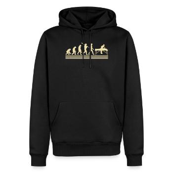 Entwicklung Des Masseurs - Männer Premium Bio Hoodie - Schwarz - Vorne - Nico (187cm)