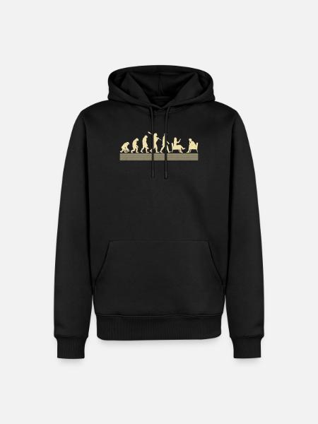 Évolution du conseiller scolaire - Sweat à capuche Premium bio Homme - noir