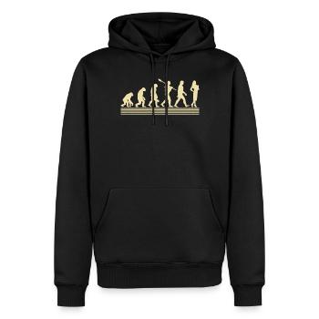 Assistant to the Executive Board Evolution - Men’s Premium Organic Hoodie - black - Front - Nico (187cm)
