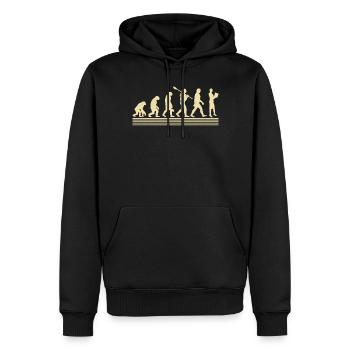 Entwicklung Der Sozialarbeiter - Männer Premium Bio Hoodie - Schwarz - Vorne - Nico (187cm)