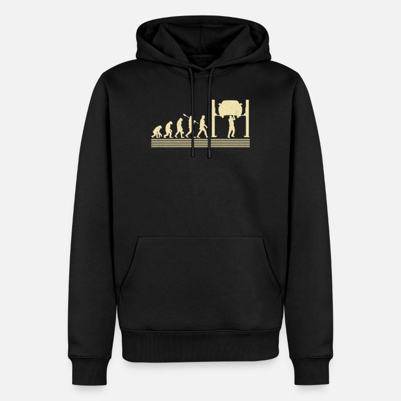 Automechanical evolution - Men’s Premium Organic Hoodie - black