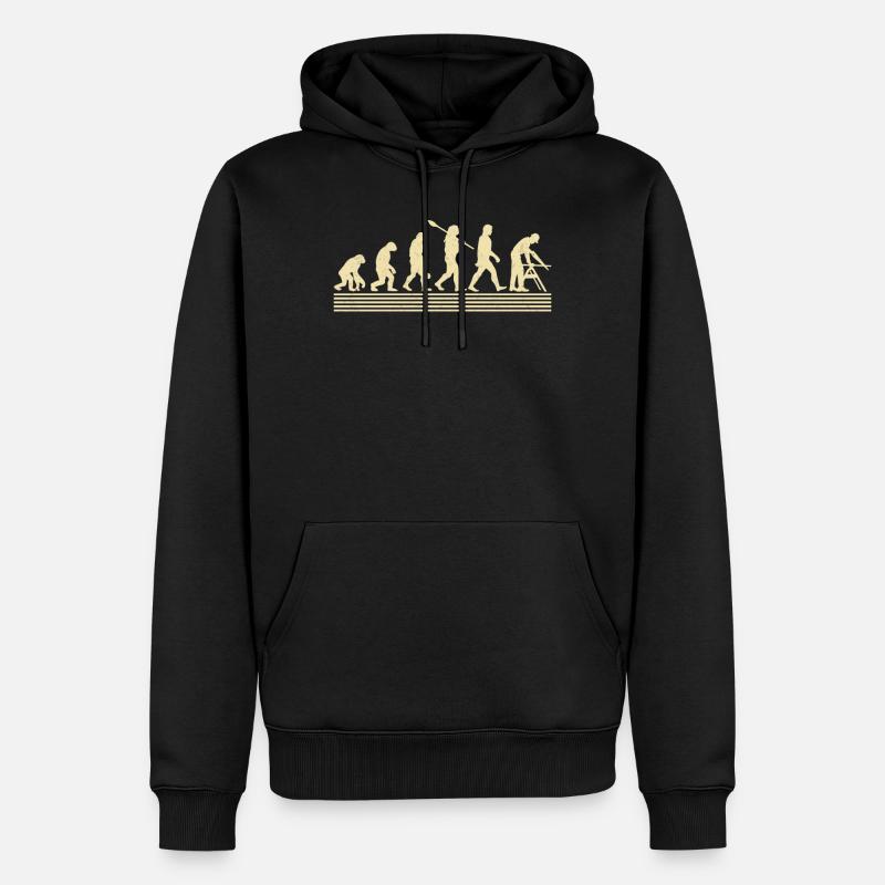 Carpentry evolution - Men’s Premium Organic Hoodie - black