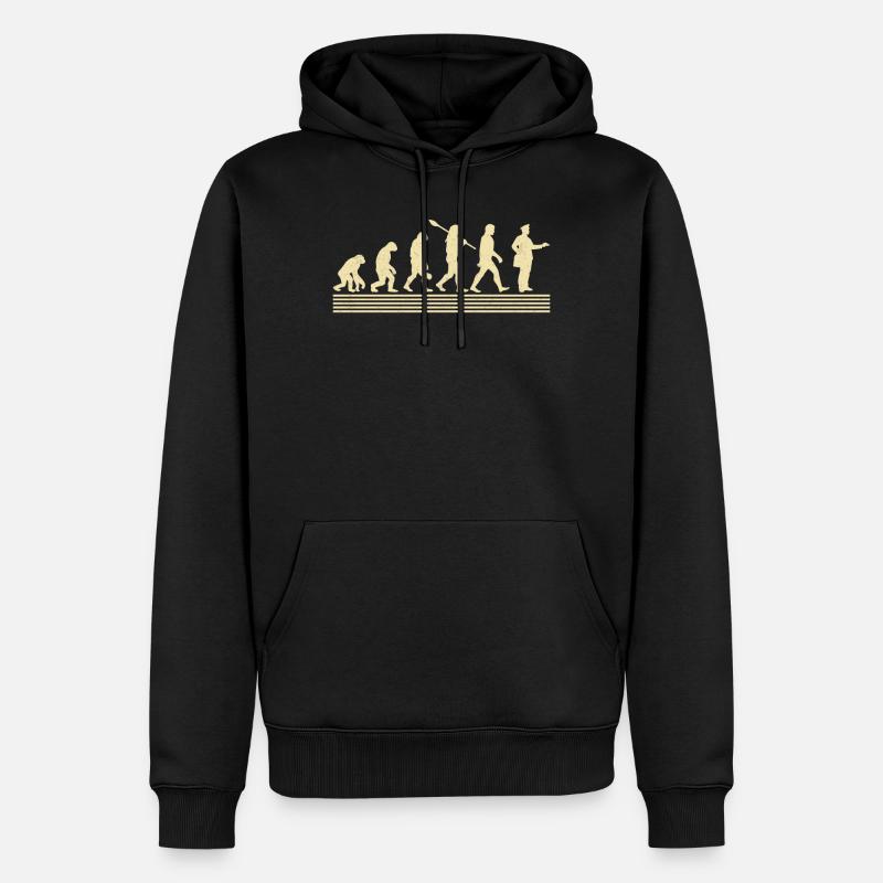 Évolution du facteur - Sweat à capuche Premium bio Homme - noir