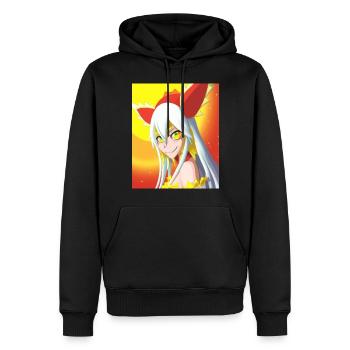 Japan Anime Drawing - Men’s Premium Organic Hoodie - black - Front - Nico (187cm)