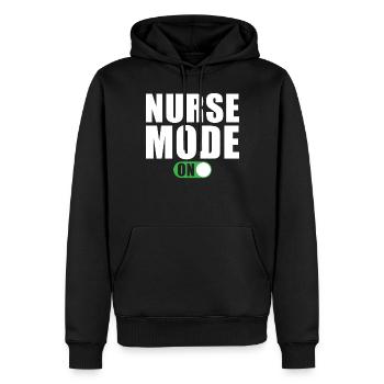 Krankenschwester Modus An Lustige - Männer Premium Bio Hoodie - Schwarz - Vorne - Nico (187cm)