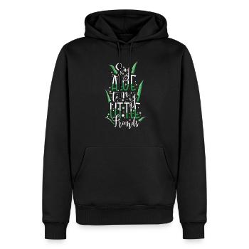 Gärtner Present Hobbygärtner Garten Pflanzen Wiese - Männer Premium Bio Hoodie - Schwarz - Vorne - Nico (187cm)