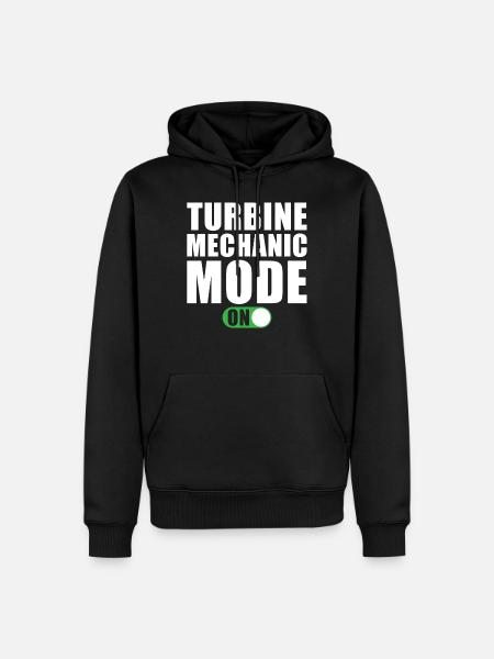 Windkraftanlagenmechaniker - Männer Premium Bio Hoodie - Schwarz