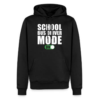 Schulbusfahrer Modus Ein - Männer Premium Bio Hoodie - Schwarz - Vorne - Nico (187cm)