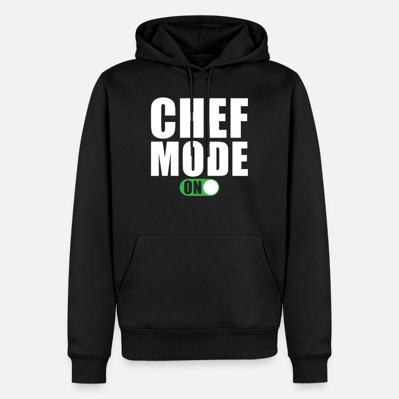 Mode Chef activé - Sweat à capuche Premium bio Homme - noir