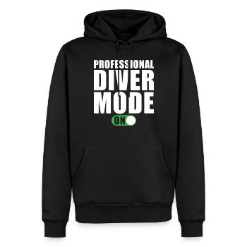 Berufskraftfahrer modus Ein - Männer Premium Bio Hoodie - Schwarz - Vorne - Nico (187cm)