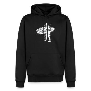 Backbacking Australie Outback Adventure - Sweat à capuche Premium bio Homme - noir - Devant - Nico (187cm)