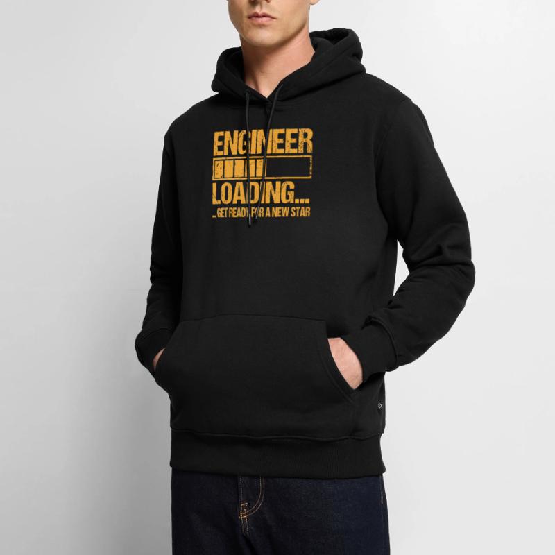 Engineer loading Engineer Training Men’s Premium Organic Hoodie