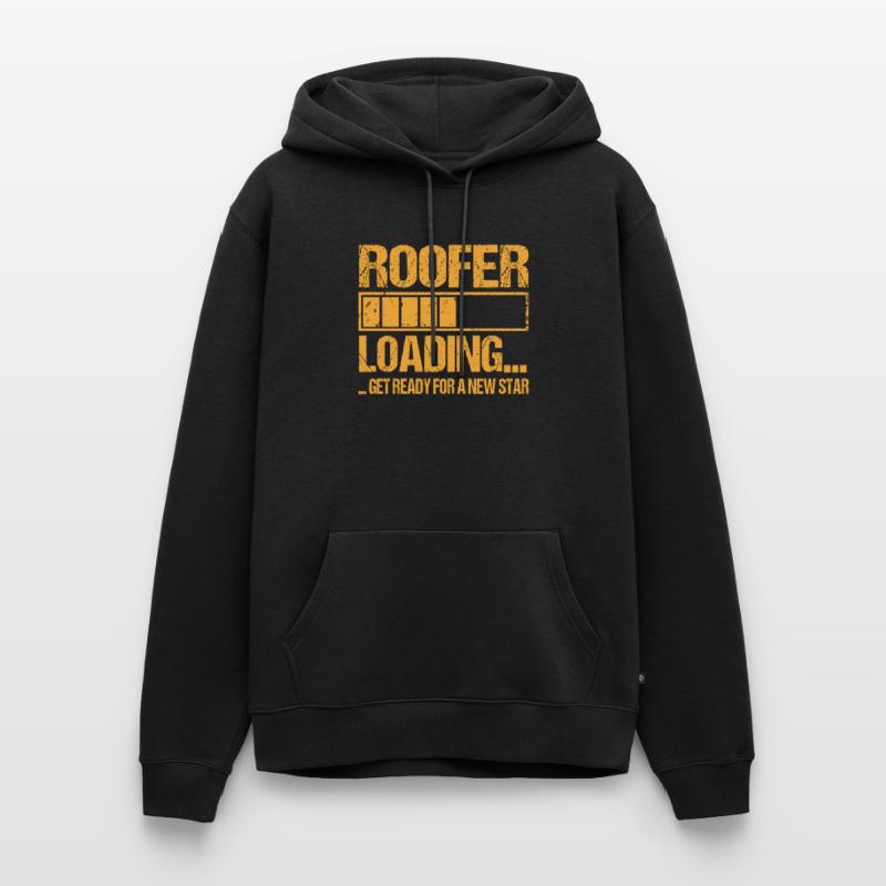 Roofer loading Roofer Training Men’s Premium Organic Hoodie