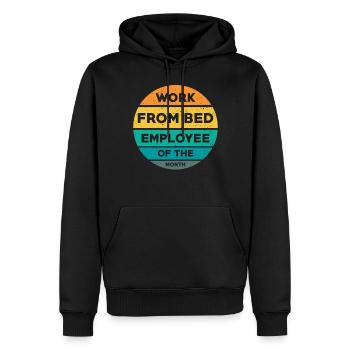 Home Office Spruch - Männer Premium Bio Hoodie - Schwarz - Vorne - Nico (187cm)