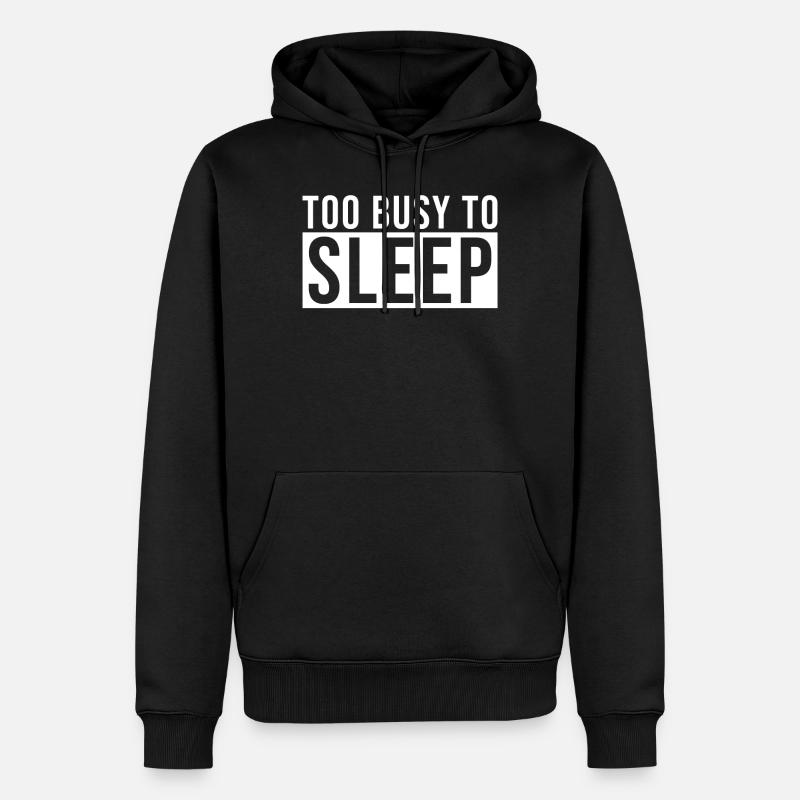 Home Office Spruch - Männer Premium Bio Hoodie - Schwarz