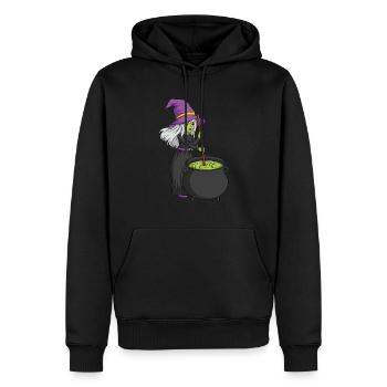Hexe Zaubertrank Zaubern Geschenk Geschenkidee - Männer Premium Bio Hoodie - Schwarz - Vorne - Nico (187cm)
