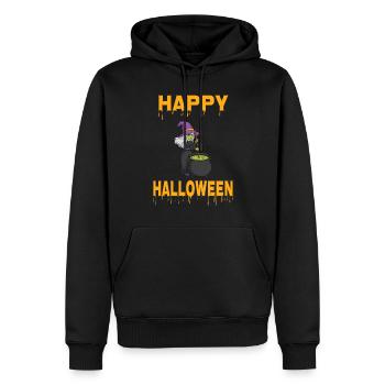 Hexe Halloween Zaubern Geschenk Geschenkidee - Männer Premium Bio Hoodie - Schwarz - Vorne - Nico (187cm)