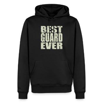 Best Security Guard ever Security Guard Gift - Men’s Premium Organic Hoodie - black - Front - Nico (187cm)