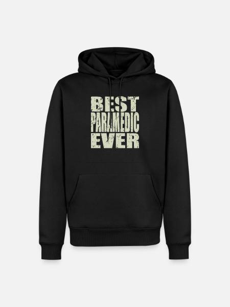 Best paramedic ever - Men’s Premium Organic Hoodie - black