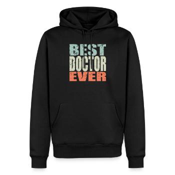 Best Arzt ever Arzt Geschenk - Männer Premium Bio Hoodie - Schwarz - Vorne - Nico (187cm)