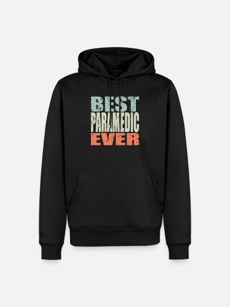 Best paramedic ever - Men’s Premium Organic Hoodie - black