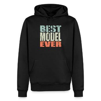 Best Model ever Model Geschenk - Männer Premium Bio Hoodie - Schwarz - Vorne - Nico (187cm)