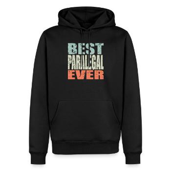 Best Rechtsanwaltsfachangestellte ever - Männer Premium Bio Hoodie - Schwarz - Vorne - Nico (187cm)