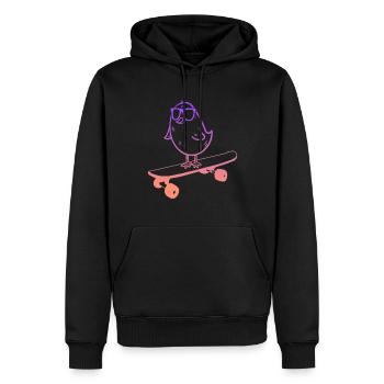 Skateboarding Tricks Skateboard Kücken Skater - Männer Premium Bio Hoodie - Schwarz - Vorne - Nico (187cm)