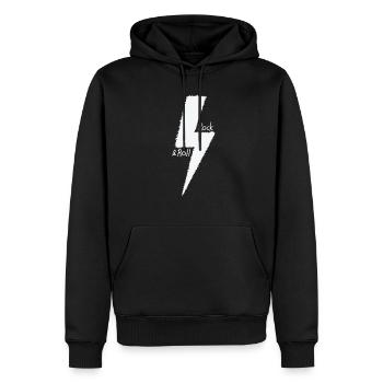 Rock 'n' Roll Gitarre Genre Musikstil - Männer Premium Bio Hoodie - Schwarz - Vorne - Nico (187cm)