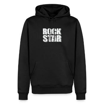 Rock Star Musikstil Genre Gitarre Rockband - Männer Premium Bio Hoodie - Schwarz - Vorne - Nico (187cm)