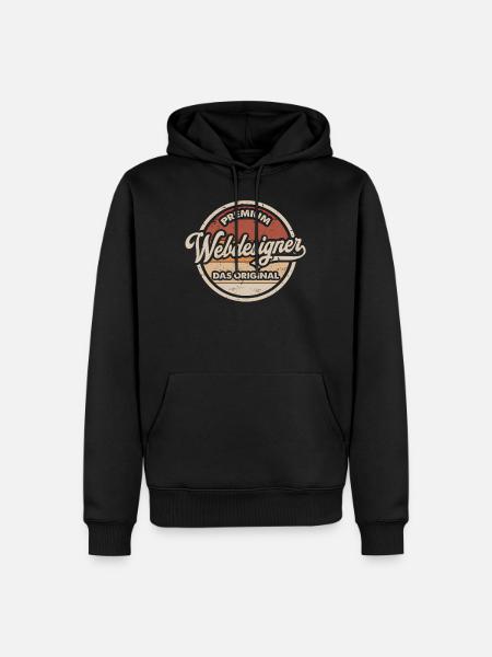 Webdesigner Original Lustiges Webdesign - Männer Premium Bio Hoodie - Schwarz