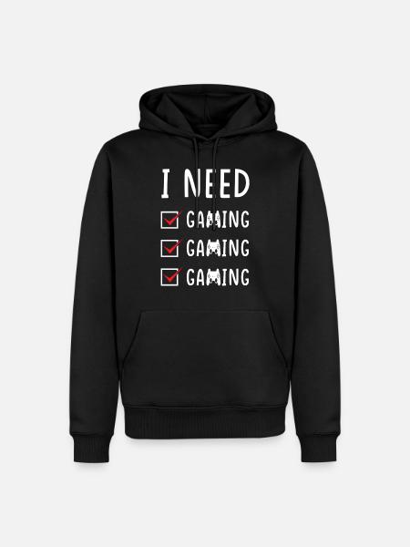Gaming Gaming Gaming - Men’s Premium Organic Hoodie - black